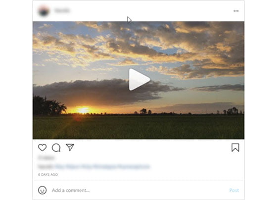 Instagram video downloader