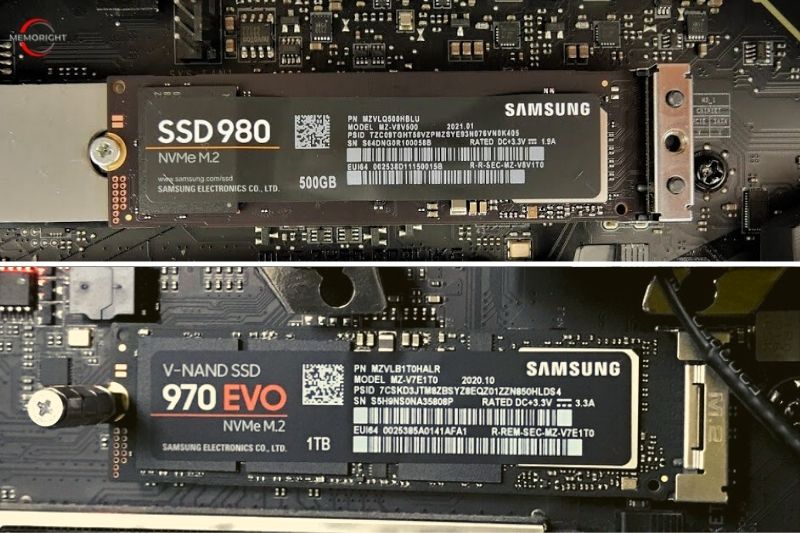 Samsung SSD 980 vs 970 EVO Plus