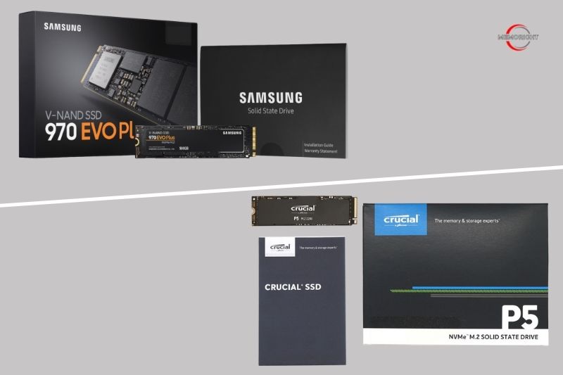 Full Comparison of Crucial P5 vs Samsung 970 Evo Plus
