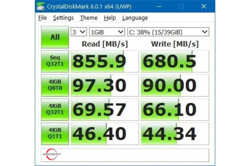 Testing SSD Speeds With Third-Party Applications - CrystalDiskMark